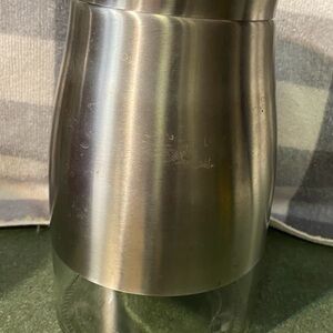 Stainless Steel and Glass Canister